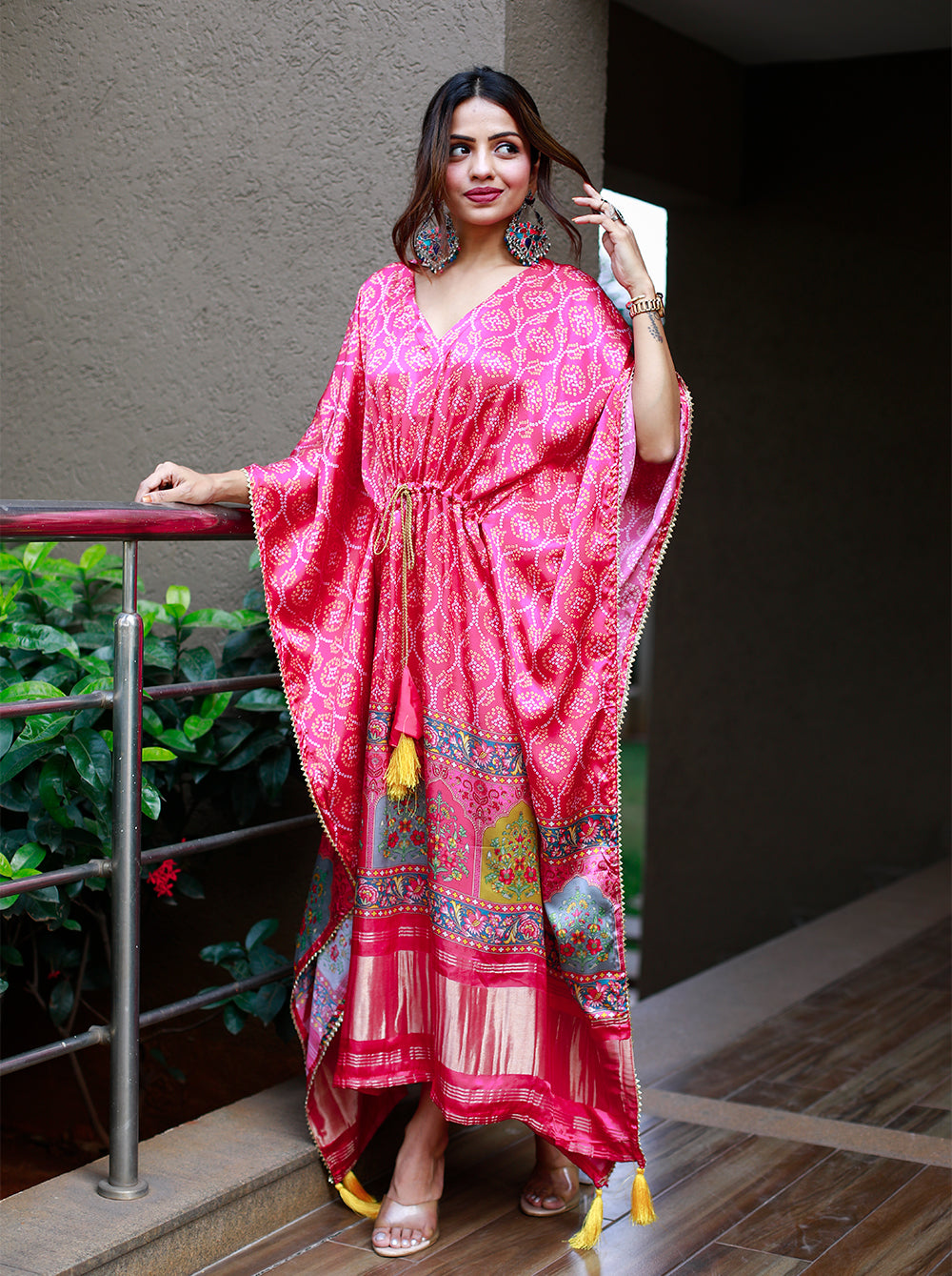 This Oversize Kaftan dress is the best choice for the summer, can be transformed for any occasion from casual to Special Occasion.