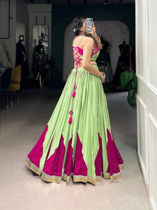 Navratri nights deserve colors that shine brighter than the lights