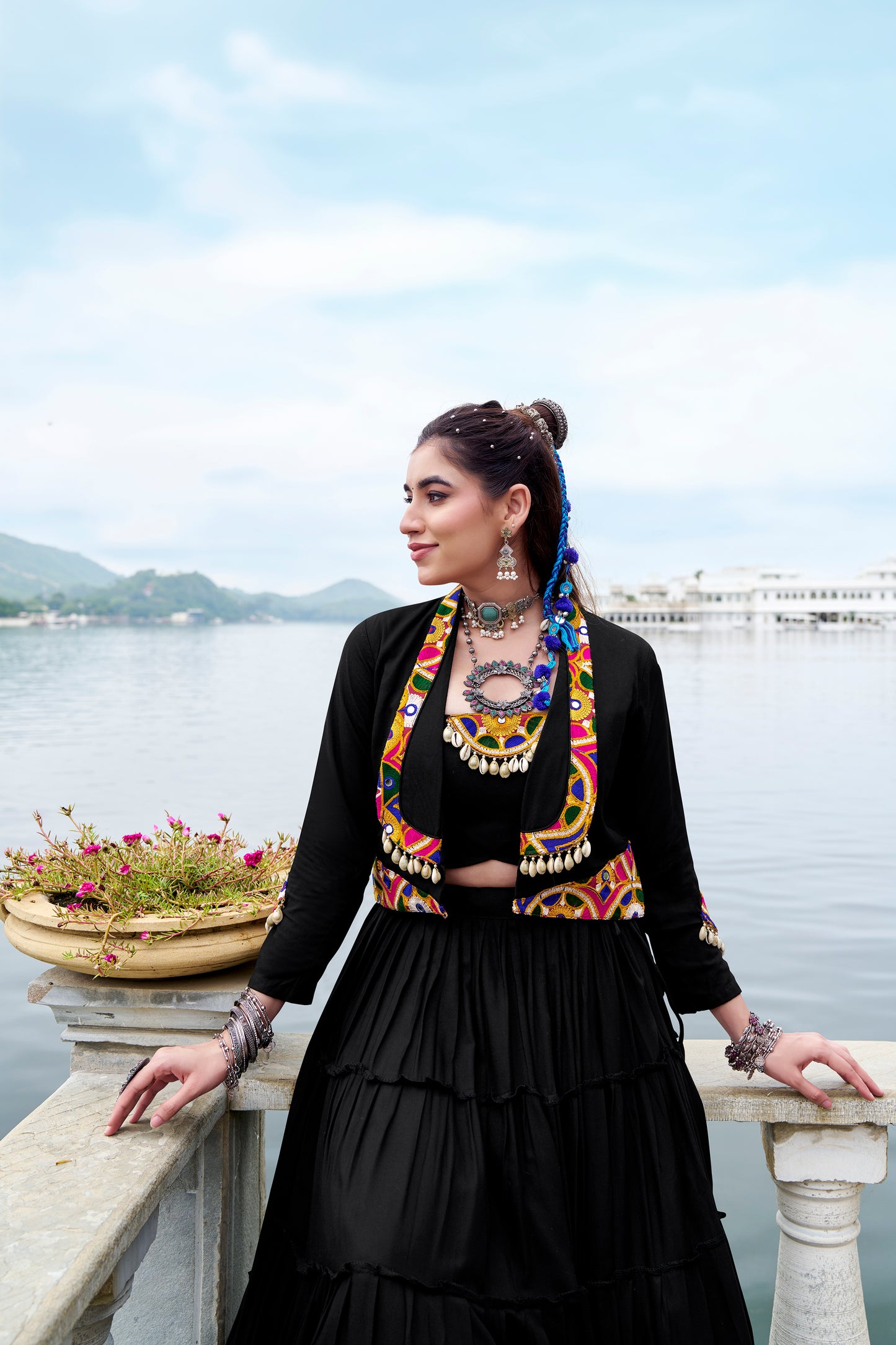 For nine nights, I live in the colors of culture, wrapped in the flowing comfort of Rayon.