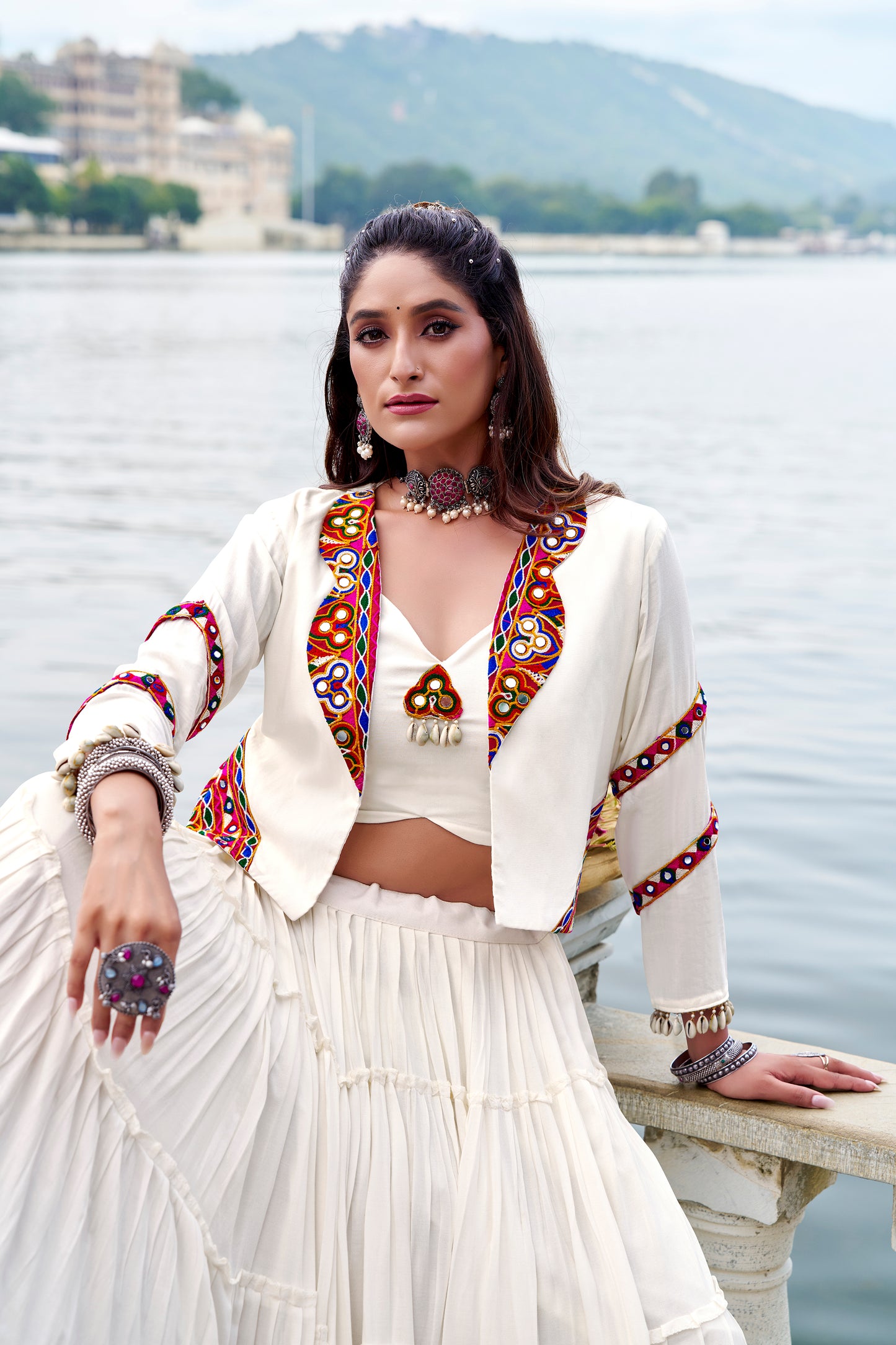 For nine nights, I live in the colors of culture, wrapped in the flowing comfort of Rayon.