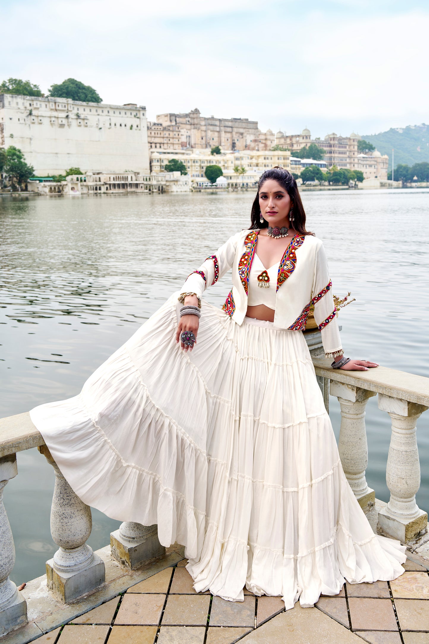 For nine nights, I live in the colors of culture, wrapped in the flowing comfort of Rayon.