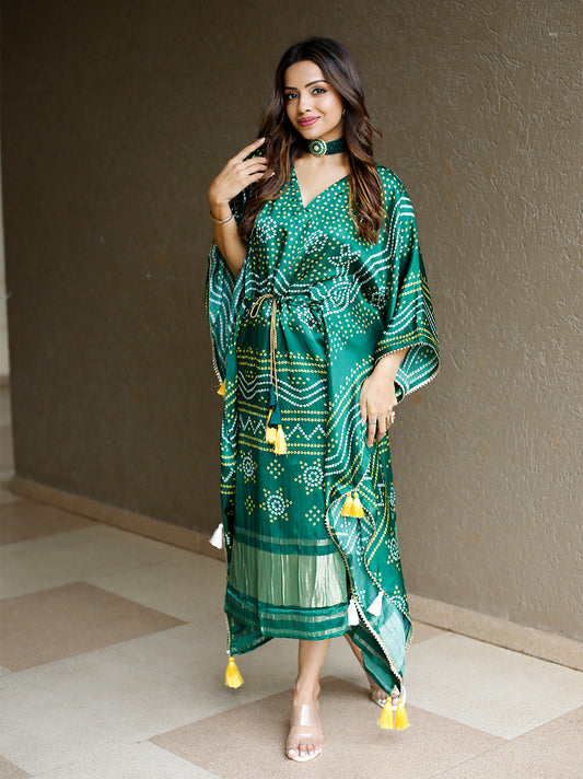 This Oversize Kaftan dress is the best choice for the summer, can be transformed for any occasion from casual to Special Occasion.