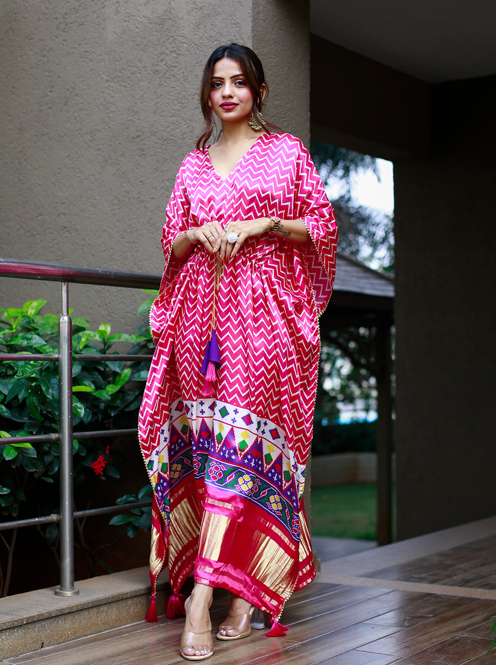 This Oversize Kaftan dress is the best choice for the summer, can be transformed for any occasion from casual to Special Occasion.