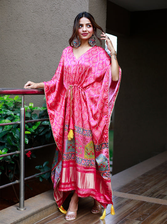 This Oversize Kaftan dress is the best choice for the summer, can be transformed for any occasion from casual to Special Occasion.