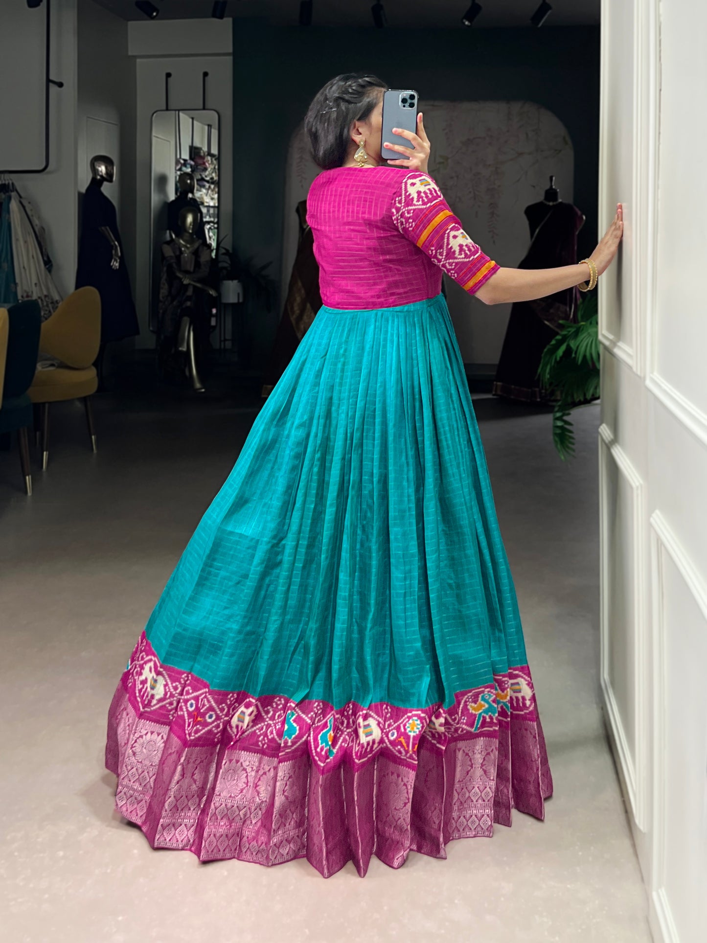 This gown brings together classic charm and contemporary grace in every fold.