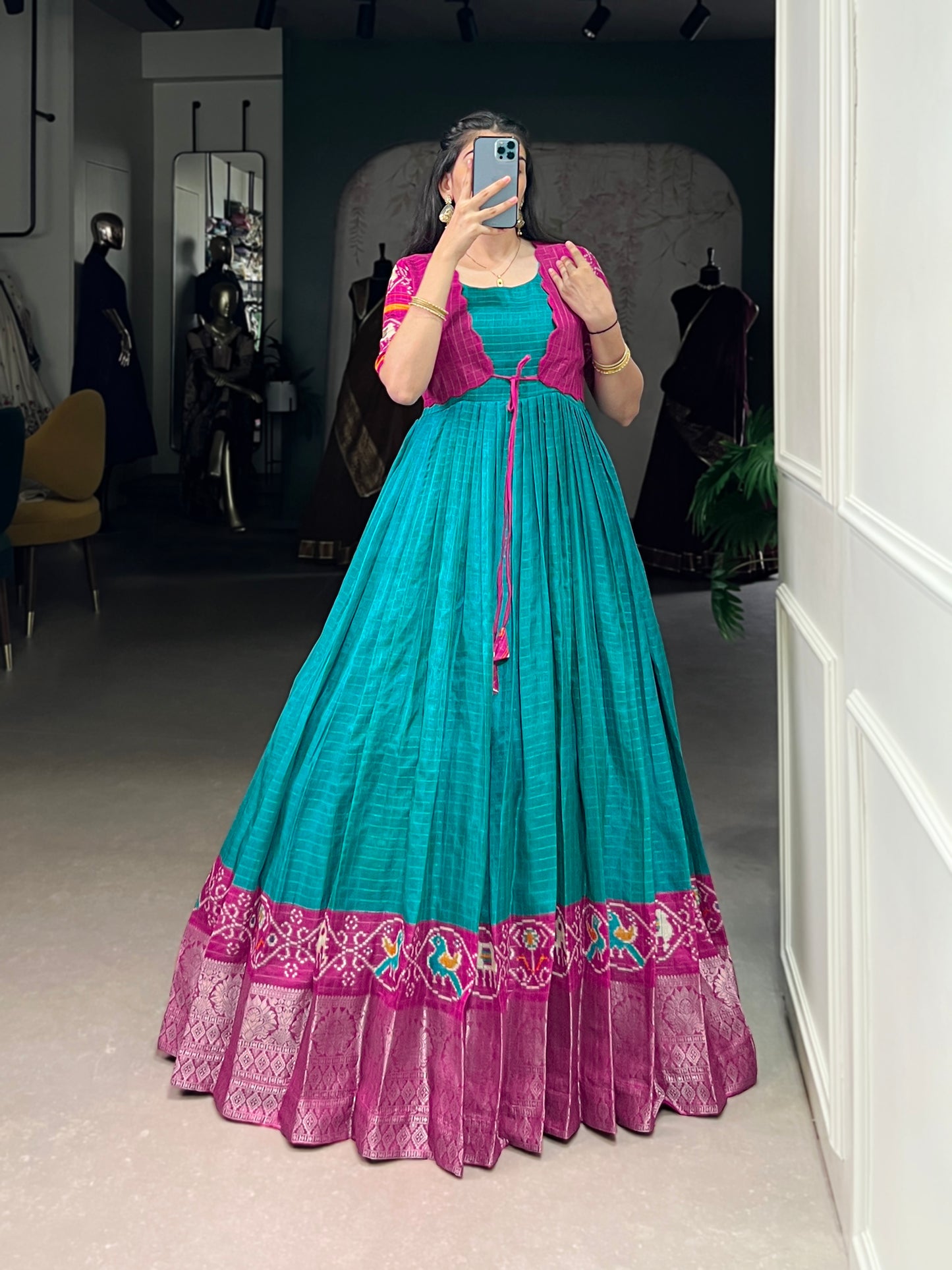 This gown brings together classic charm and contemporary grace in every fold.