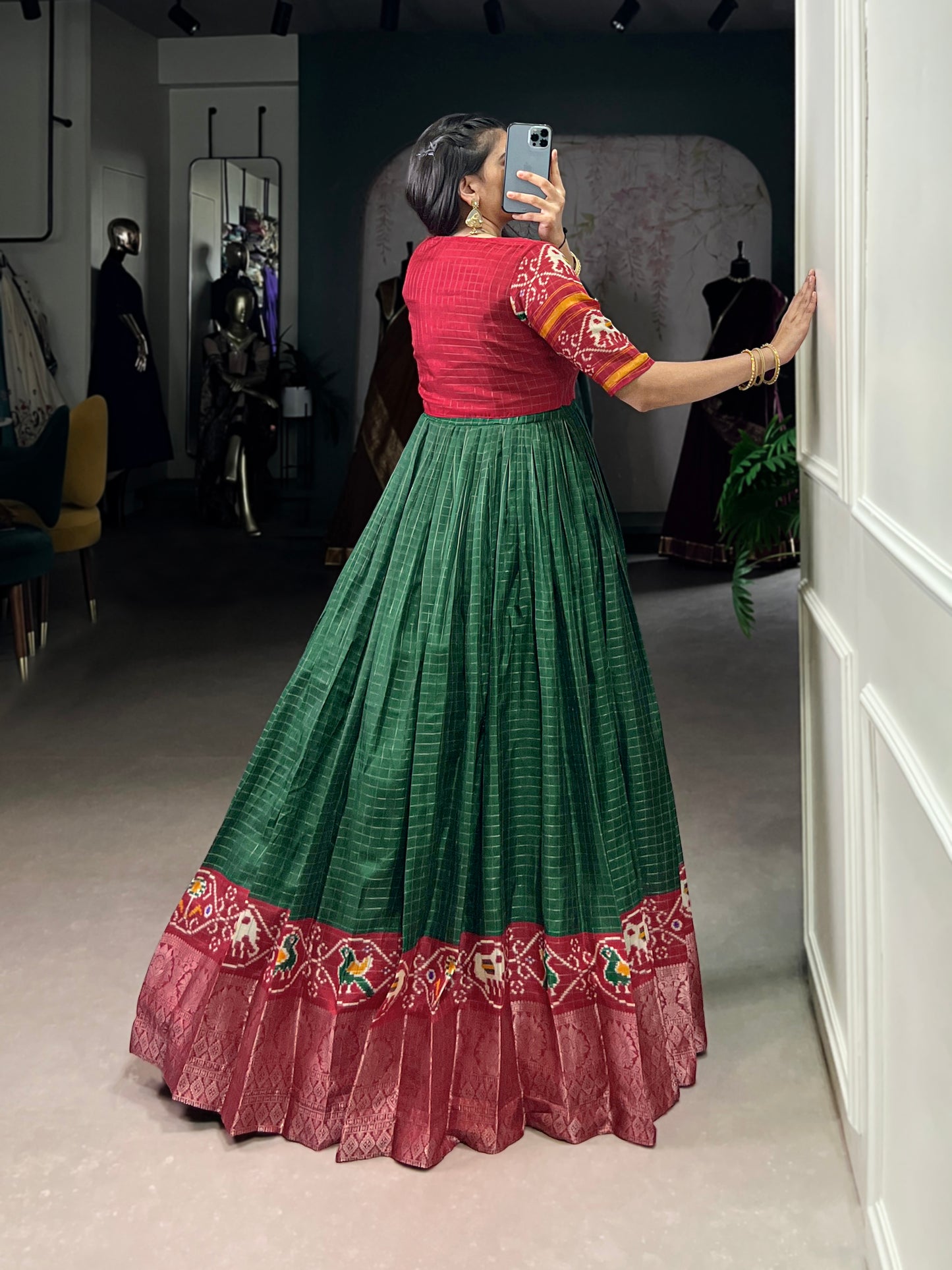 This gown brings together classic charm and contemporary grace in every fold-