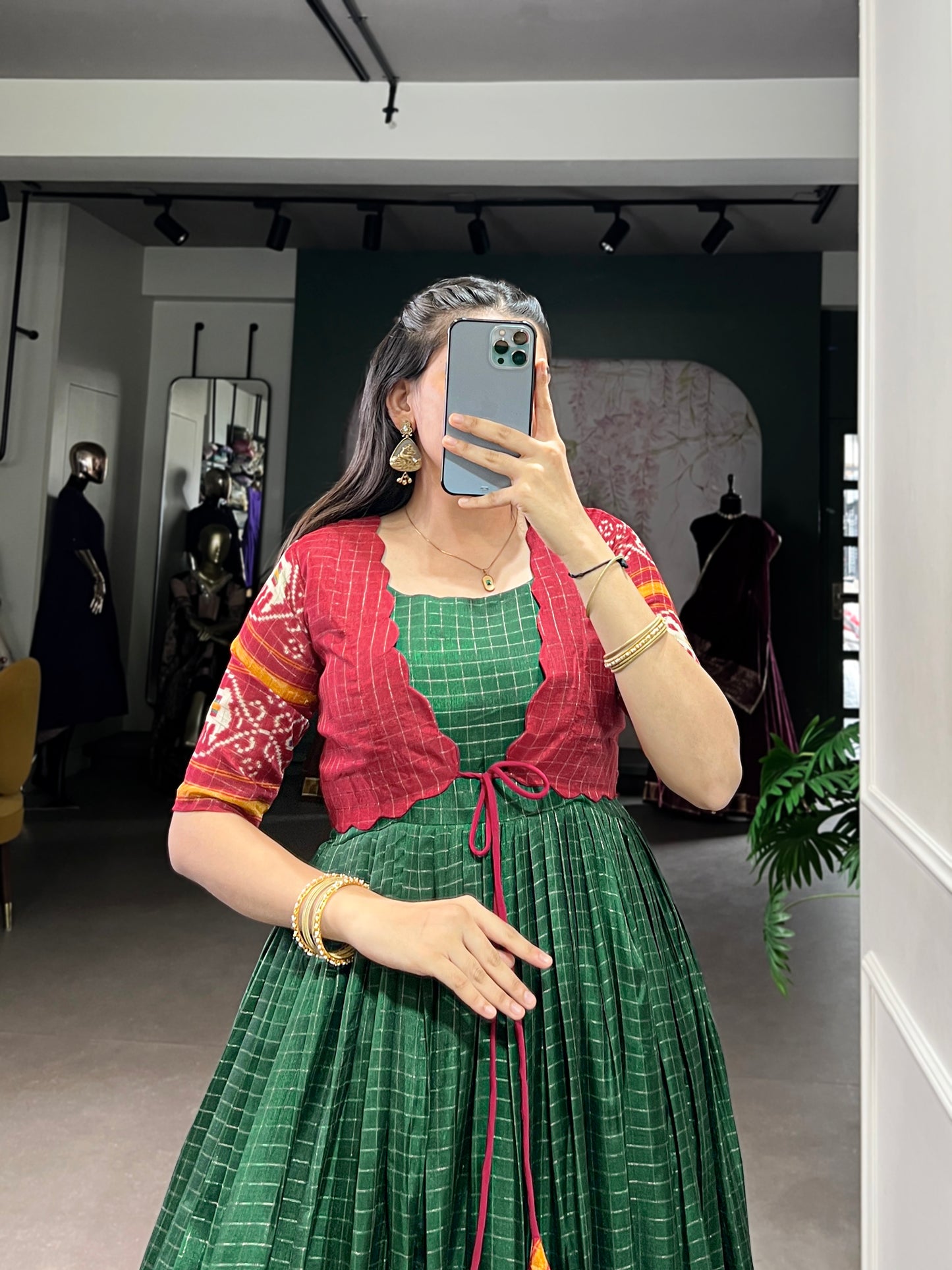 This gown brings together classic charm and contemporary grace in every fold-